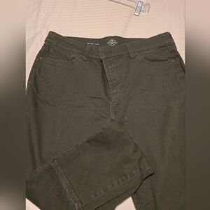 St. John Women's Skinny Jeans - Olive Green